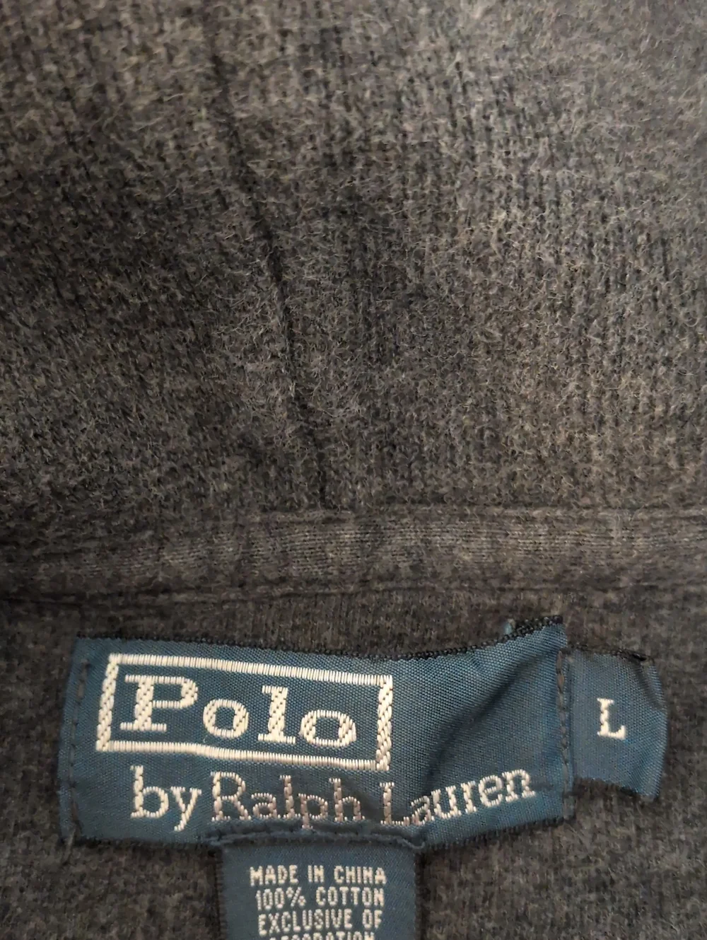 Vintage Polo Ralph Lauren Elbow Patch Pullover Hoodie